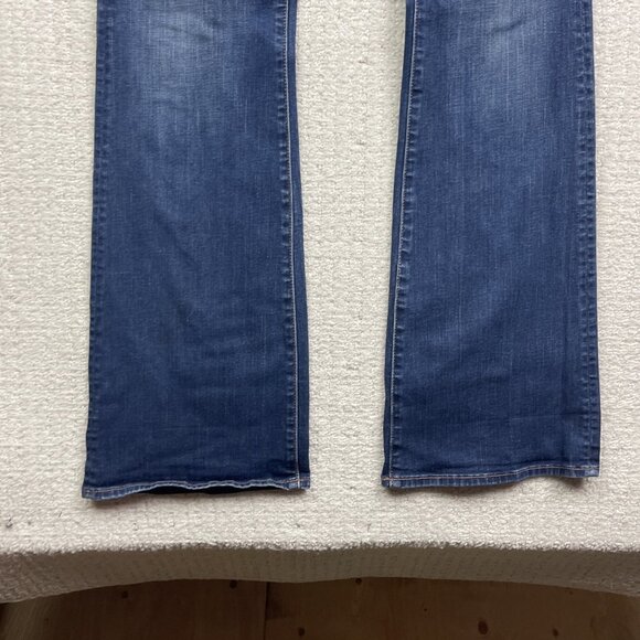 American Eagle Kick Boot Jeans Women’s Size 10 Long Super Stretch Cowboy Flare - Picture 4 of 12